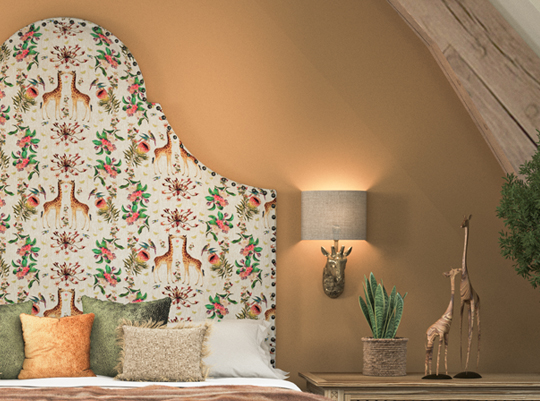 Rum-Headboard-Porcupine-Rocks-Giraffe-Blossom-Antique-Brass-Nail
