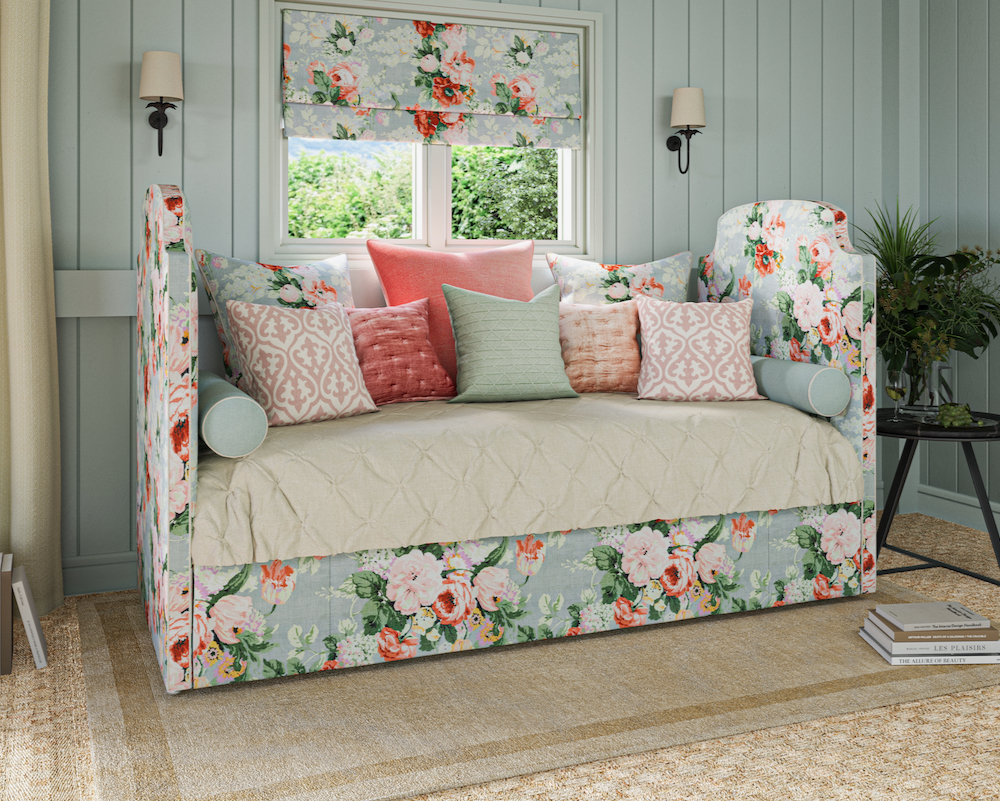 Puffin-Flexibed-High-Headends-Linwood-The-English-Garden-Albertine-Grey-Skies-Contrast-Piped-House-Cotton-Vanilla-Bolsters+Valance-Angled