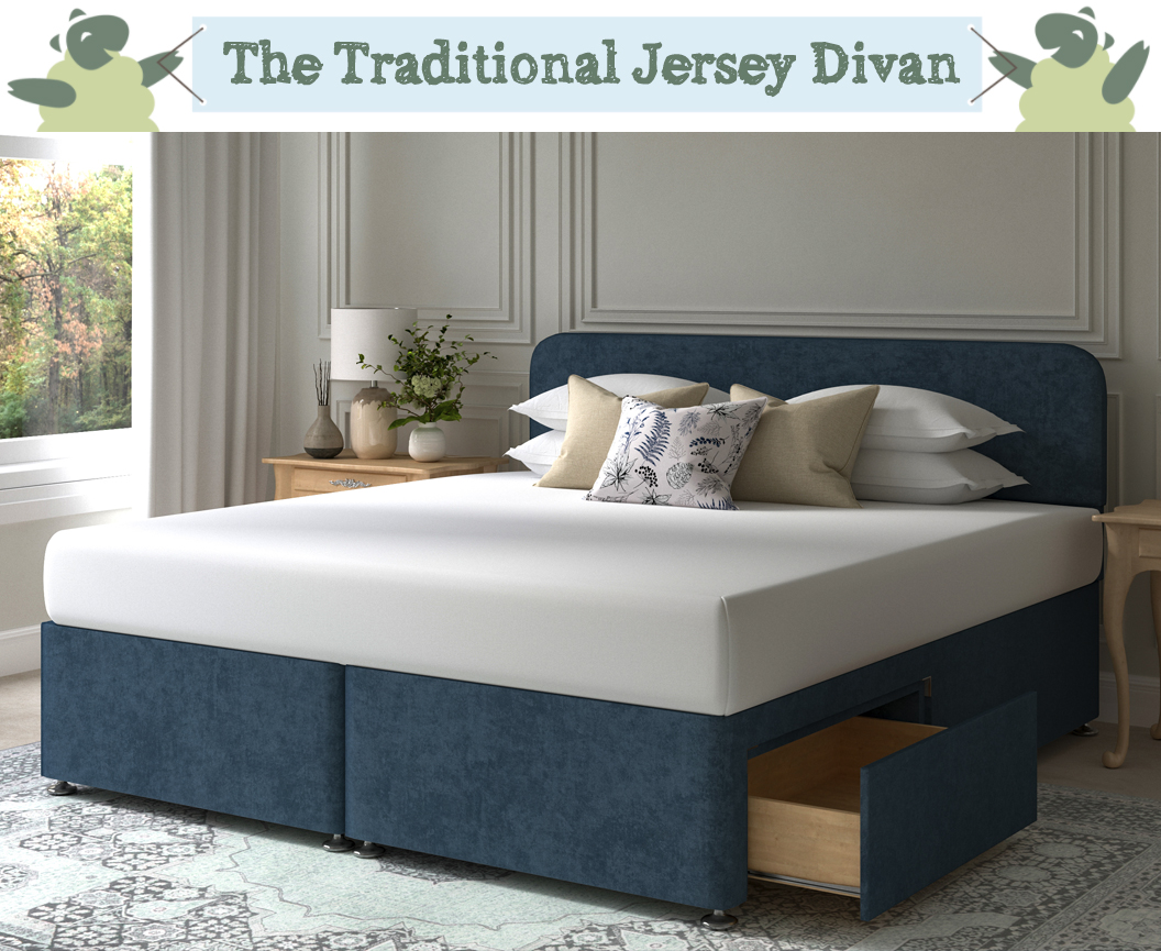 Jersey Divan Base with drawers